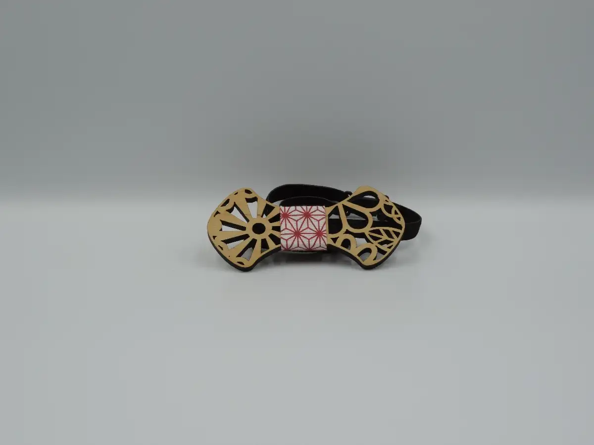 Nœud papillon bois